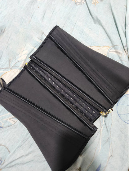Women's Sports Shaper Belt – Latex Zipper Waist Compression Corset Body Shaper Waist Belt