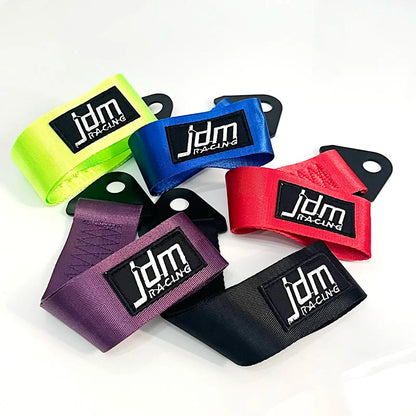 High-Strength Nylon Car Tow Strap - Universal JDM Racing Front & Rear Bumper Towing Accessory