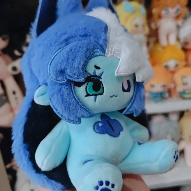20cm Black Shadow Milk Cookie Plush Doll — Kawaii Cotton Cosplay Toy from Cookie Run Kingdom, Soft Plushie Gift