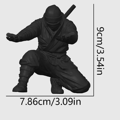 3D Printed Ninja Pen Holder - Creative Desktop Pencil Organizer Figurine and Unique Office Decor Craft