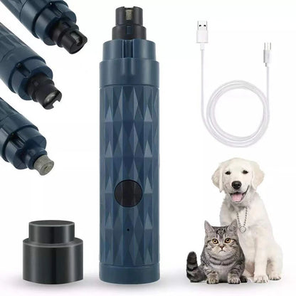 New Electric Dog Nail Clippers - Pet Claws Cutter Grinders with LED Light, Cat Paws Nail Grooming Trimmer Cleaning Supplies