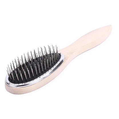 Professional Wig Brush – Anti-Static Steel Comb for Tangle-Free Hair Extensions and Training