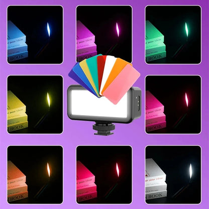 Waterproof LED Diving Fill Light — Compatible with GoPro Hero 12, 11, 10, 9 & DJI Action 3 Cameras, 40M Underwater Video Lamp