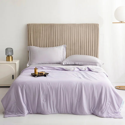 High-Quality Cooling Blanket – Smooth Air-Conditioning Comforter, Lightweight Summer Quilt with Double-Sided Cooling Fabric