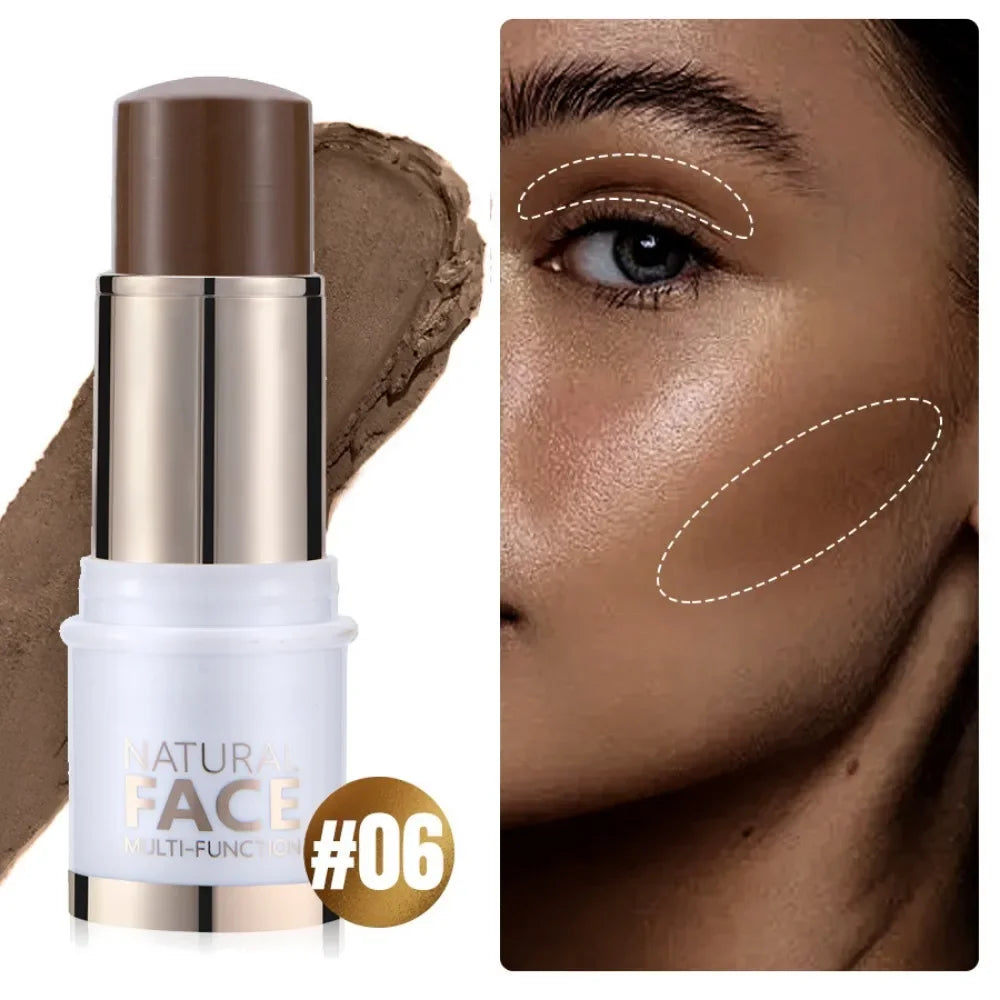 Highlighter Stick – Brightening Skin Tone, Contouring, Natural Stereo Concealer & Multi-Purpose Blush Stick