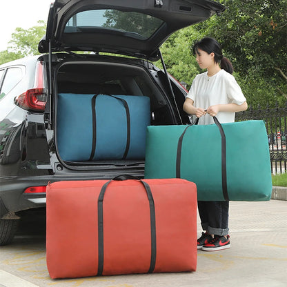 Large Capacity Storage Bag - Waterproof Dustproof Quilt & Clothing Organizer for Closet and Under-Bed Storage