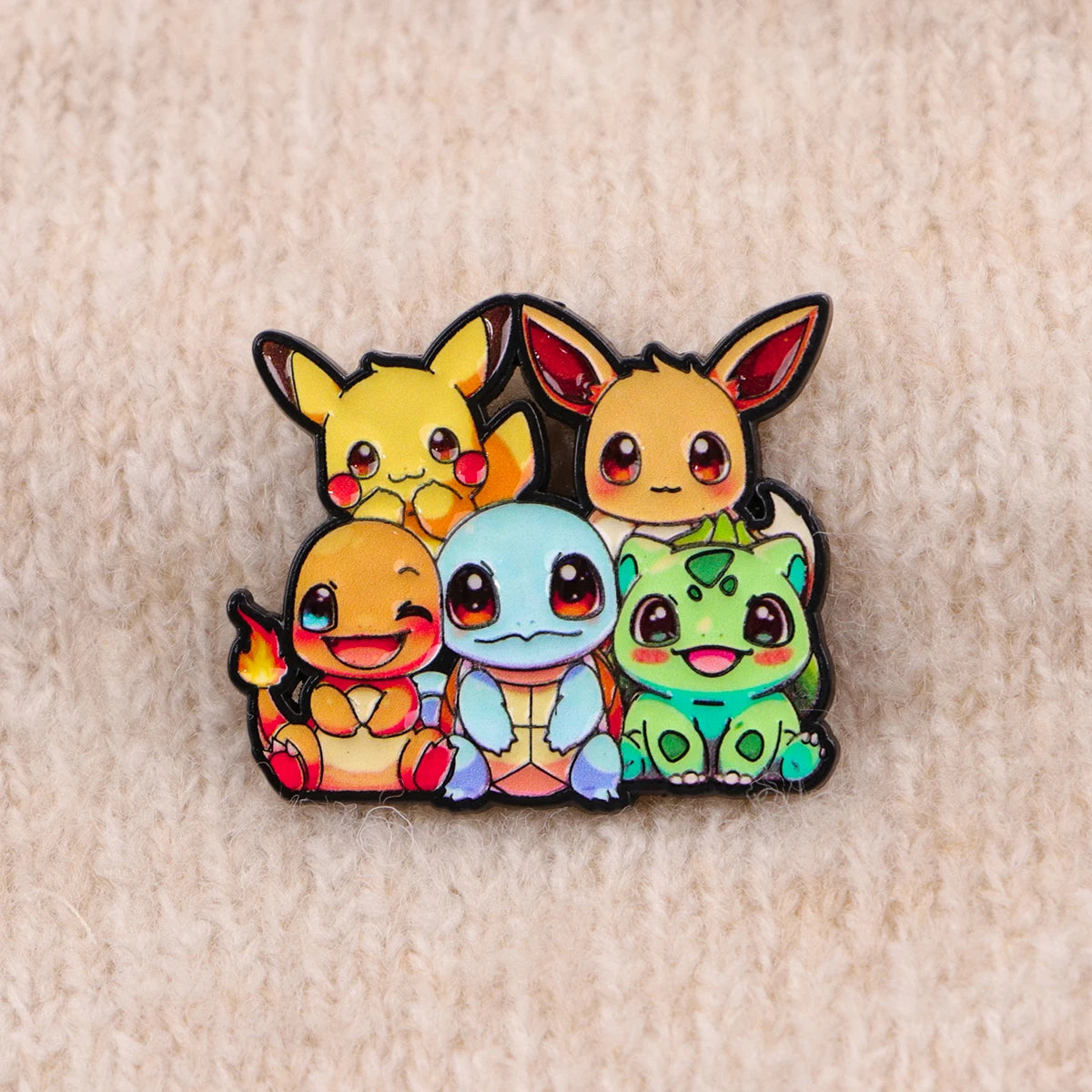 Cute Cartoon Animal Enamel Pins - Anime Figure Brooches for Backpacks, Clothing & Gifts
