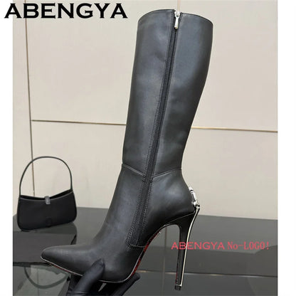 Women’s Pointed Toe Stiletto Heels - Sexy Thin High Heel Gladiator Dress Shoes for Summer Fashion
