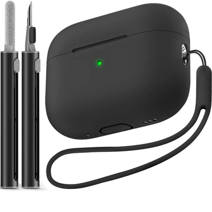 AirPods Pro 2 Silicone Case Cover - Soft Protective Case with Cleaning Kit for Apple AirPods Pro 2nd Generation