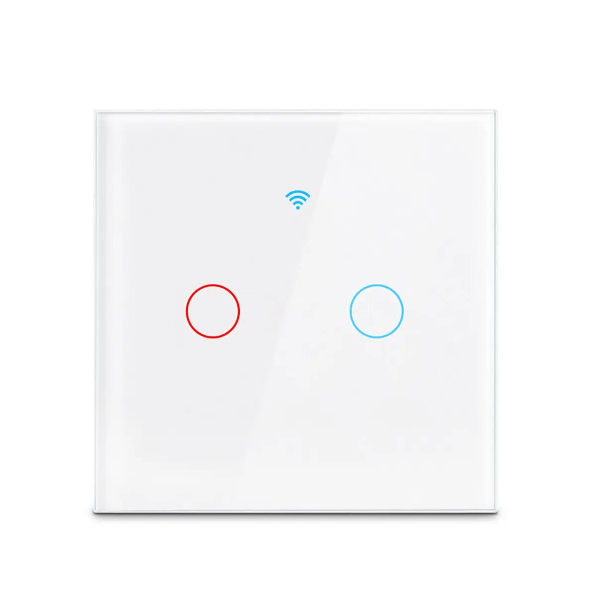 Tuya WiFi Smart Home Switch - US/EU Glass Touch Panel, Voice & Wireless Remote Control Compatible with Alexa & Google Home