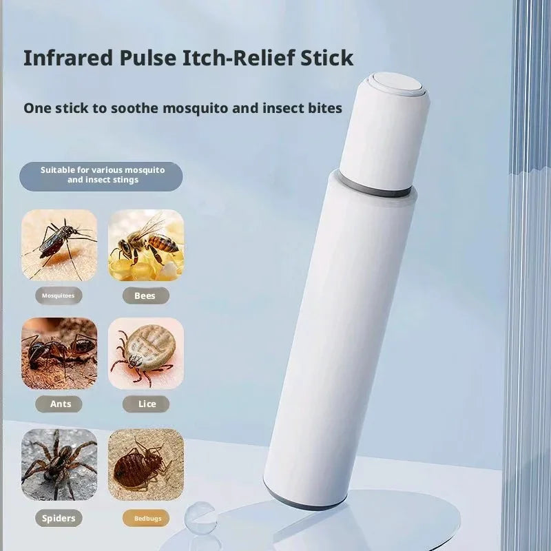 Portable Heat Therapy Bug Bite Relief Pen - Electric Mosquito Bite Itch Relief Device for Outdoor Travel & Daily Use