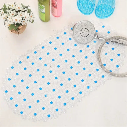 New Household Non-Slip Bath Mat – Suction Cup Bathroom Rug, Massage Bathtub Mat, Carpet Supplies for Bathroom
