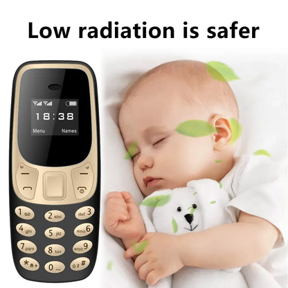 SERVO Small Mobile Phone: Bluetooth Dialer, Magic Voice, Low Radiation, Call Recording - Unlocked GSM Mini Cellphone with 2/3 SIM Support