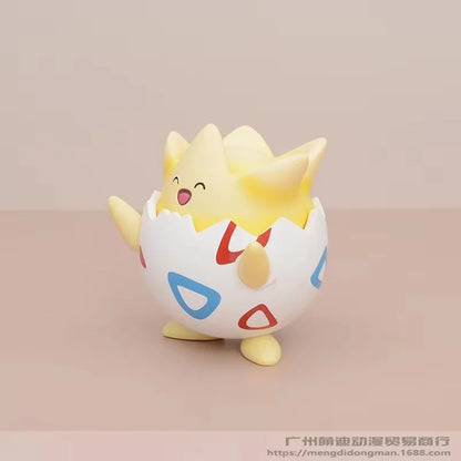 Mini Kawaii Togepi Anime Figure – Cute Pokémon Collectible Desktop Car Ornament, Surprise Gift Toy for Boys & Girls