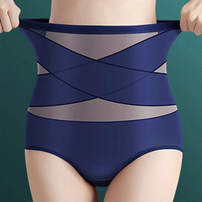 Women's High-Waist Postpartum Silk Pants – Abdominal Lifting & Shaping Girdle
