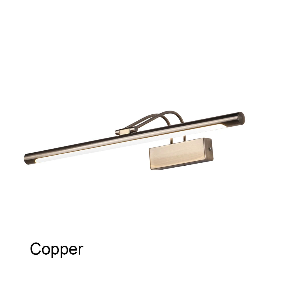 LED Bathroom Wall Light – Black Copper 8W Modern Wall Sconce AC85-265V Interior Picture Lamp