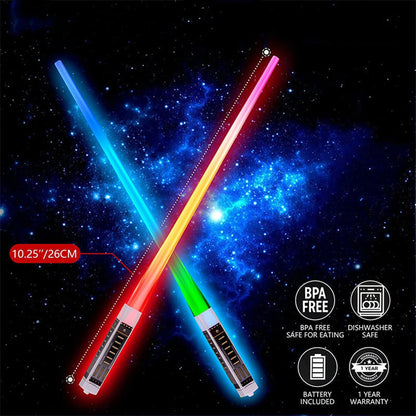 LED Light Up Chopsticks - Glowing Party Sticks for Carnival, Weddings, Birthdays, Concerts & Night Events