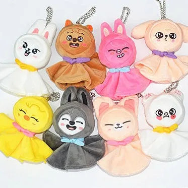 310style Skzoo Plush Pencil Case – Kawaii Kpop Stray Wolf Stuffed Animal Toy, Cartoon Plush Doll for Kids Gift