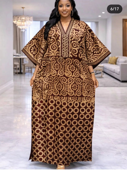 2026 Plus Size African Dress for Women - Traditional Dashiki Ankara Gown, Abaya, Muslim Kaftan & Maxi Robe