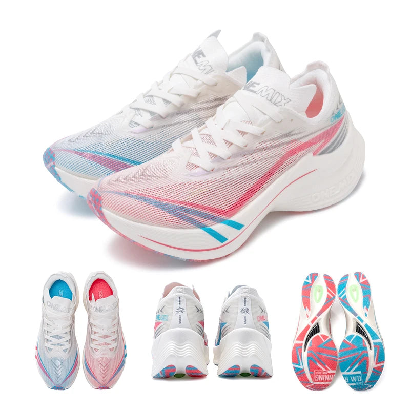 ONEMIX 2025 Carbon Plate Marathon Running Shoes - Ultralight Shock-Absorbing Sneakers with Stable Support