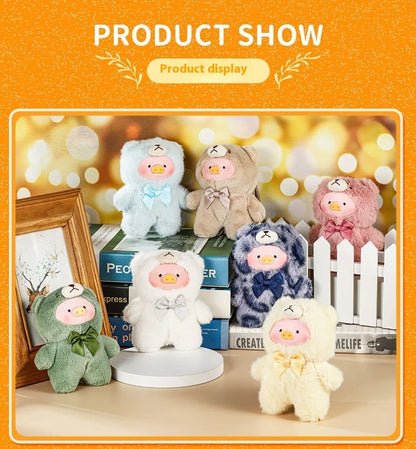 Blind Box Lulu Pig Vinyl Plush – Retro Teddy Series Cute Bag & Desktop Decoration Gift