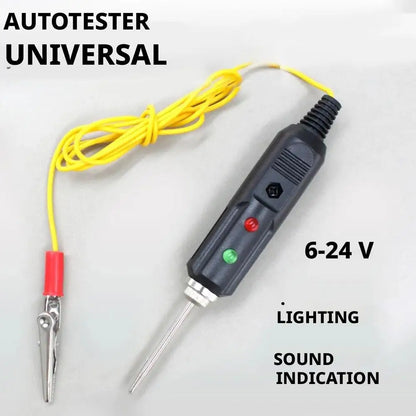 Car Voltage Tester Pen - 6V-24V DC Automotive Circuit Tester for Fuses, Relays & Lights