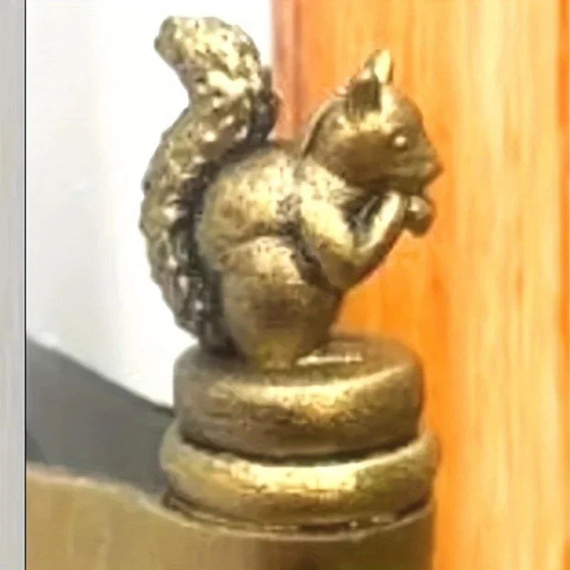 Bronze Animal Design Door Hinges & Magnetic Cabinet Decorations – Festival Home & Office Decorative Statues