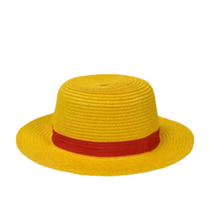 Monkey D. Luffy Halloween Cosplay Costume - Anime Straw Hat Pirate Outfit Set for Boys with Coat, Pants & Belt
