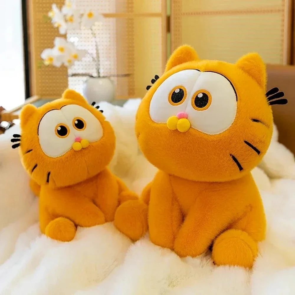 25cm Garfield Plush Doll – Kawaii Cartoon Anime Cat Soft Toy and Decorative Gift
