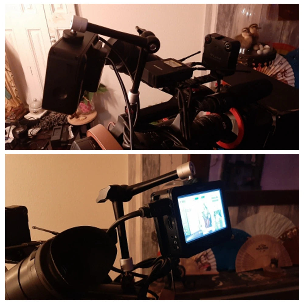 Upgraded 11" Adjustable Friction Articulating Magic Arm for DSLR, Monitor, Flash, LED Video Light, Vlog Cage, Tripod, Gimbal