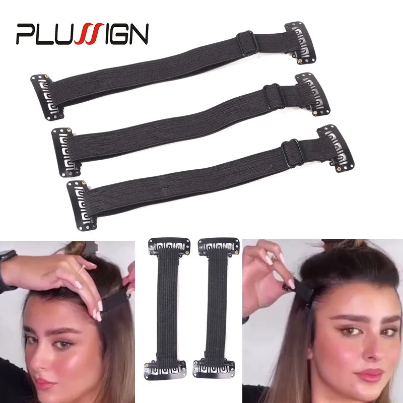Effortless Face Contouring with Bb Clip Face Line Belt - Elastic Anti-Wrinkle Straps for Adjustable Eye and Face Tightening, 1.5cm Hair Band Included