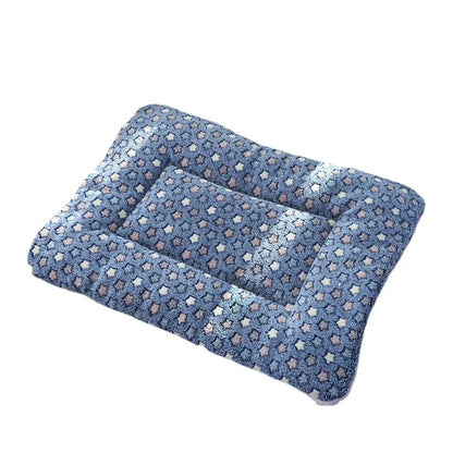 Thick Cat Sleeping Mat - Soft Flannel Pet Cushion Blanket for Cats & Small Dogs Winter Warm Comfort