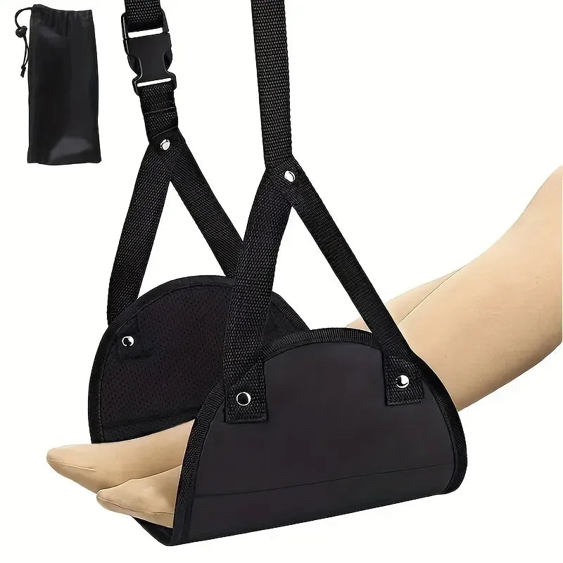 High Quality Foam Airplane Footrest - Portable Travel Footrest with Adjustable Height, Carry-On Foot Rest for Comfortable Flying
