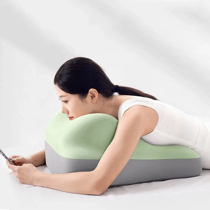 Multi-Functional Ergonomic Bed Pillow - Memory Foam Waist, Tummy & Wedge Support Cushion
