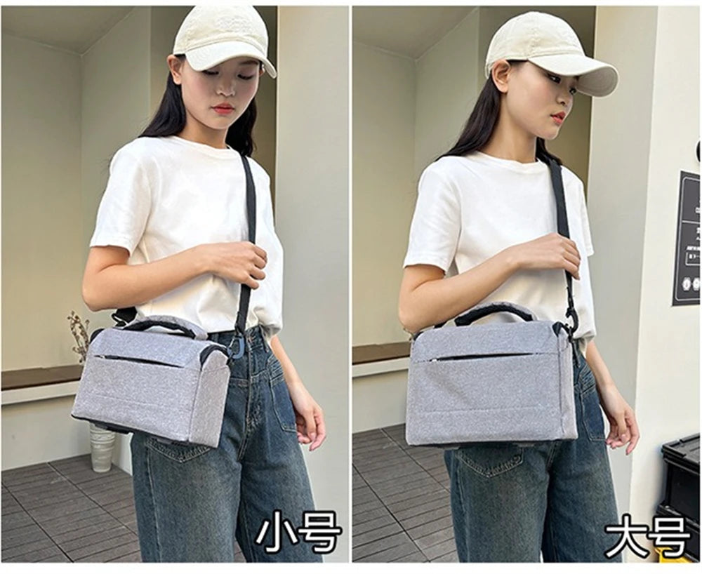 DSLR Camera Shoulder Bag – Portable Nylon Handbag & Crossbody Case for Sony, Nikon, Canon, Panasonic Equipment