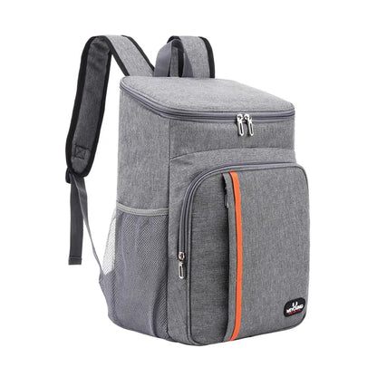 18L Portable Thermal Lunch Bag – Durable Waterproof Insulated Cooler for Food, Camping, and Outdoor Ice Storage Backpack