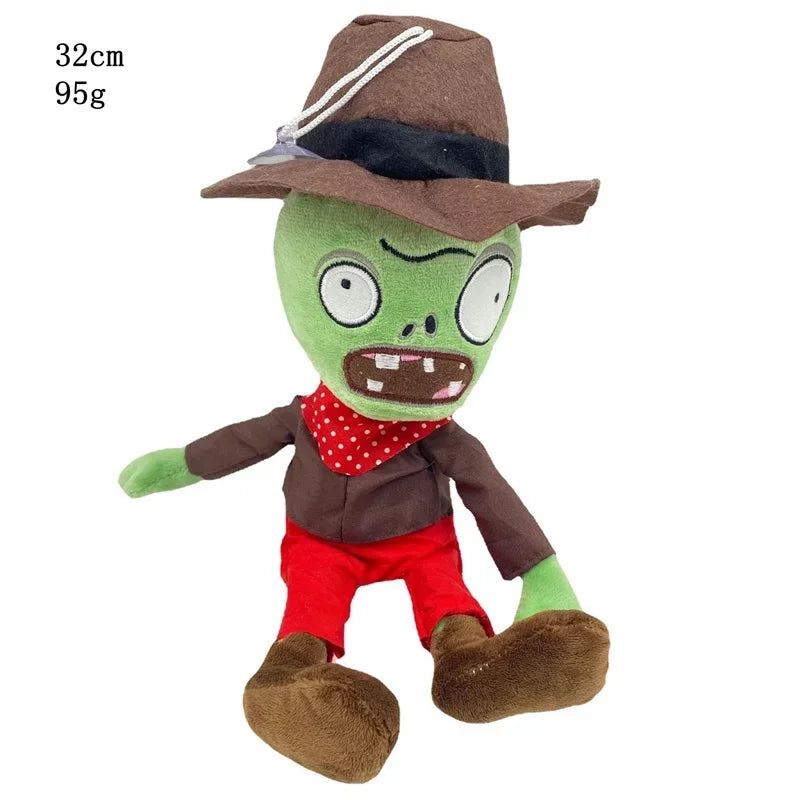 30cm Plants vs. Zombies Plush Toys - Soft Gargantuar, Zombie, and Pirate Zombie Stuffed Dolls for Kids and Fans