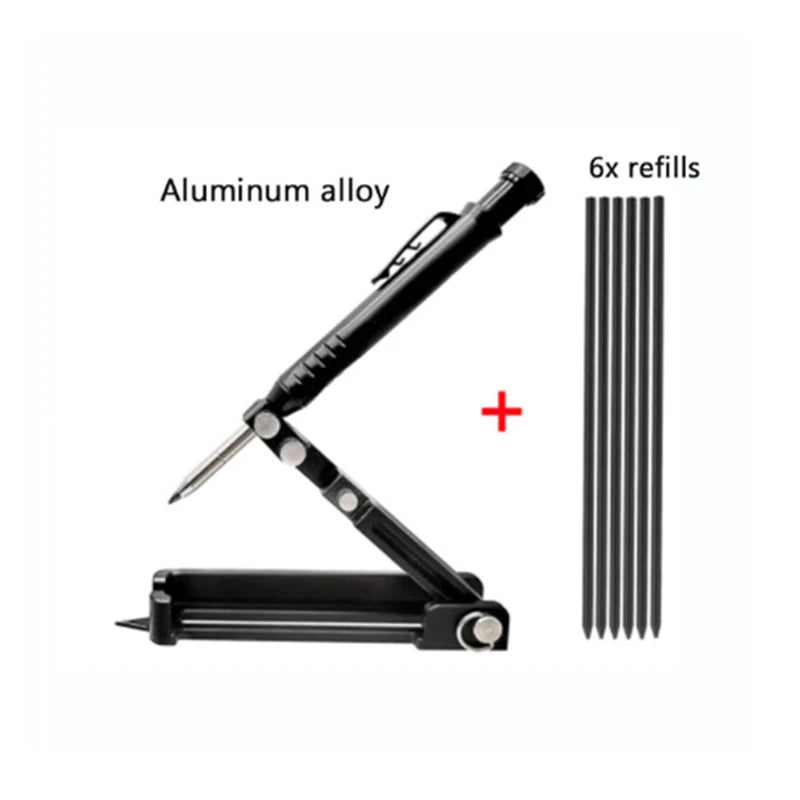 Multi-Function Adjustable Contour Gauge – Measuring & Scribing Ruler for Deep Holes, DIY Woodworking Compass Tool