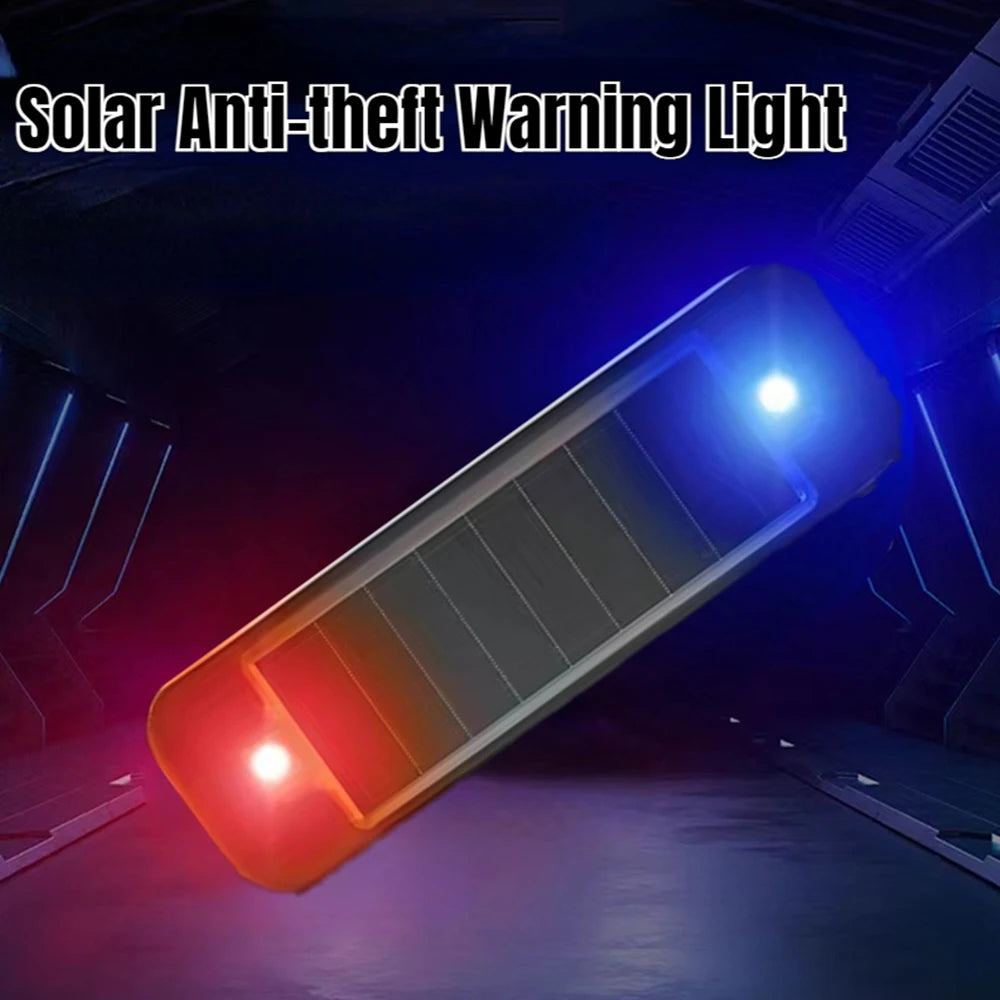 Solar Warning Light for Car Rear Collision Prevention - Free-Breathing LED Tail Flashing Light for Motorcycles, Electric Vehicles, and Bicycles
