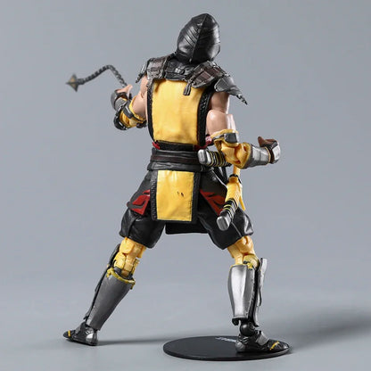 Scorpion & Sub-Zero Mortal Kombat 7" Action Figures – Exclusive Series 1 Movie Collectible Toy Dolls