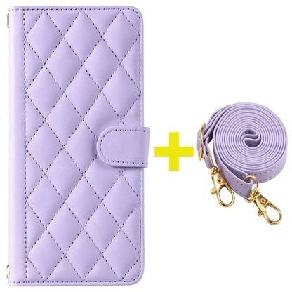 Xiaomi Redmi Note 11 Series Leather Flip Case – Crossbody Wallet Cover for Note 11 Pro 5G/11S/11E/10S/10T/9S/8 Pro