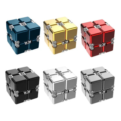 Fashion Metal Infinite Magic Cube – Upgraded Disassembled Intelligence & Decompression Toy