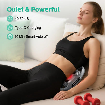 Six-Head Fascia Gun Massager — High-Frequency Electric Muscle Relaxation for Back, Waist, Legs, Shoulders & Full Body