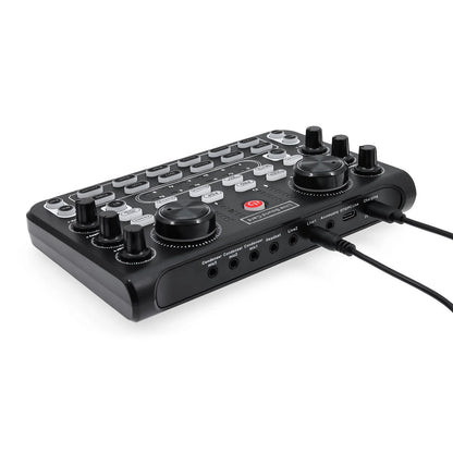 HD X60 Professional Sound Card – English Version Audio Mixer for Karaoke, KTV, Singing, and Live Broadcast