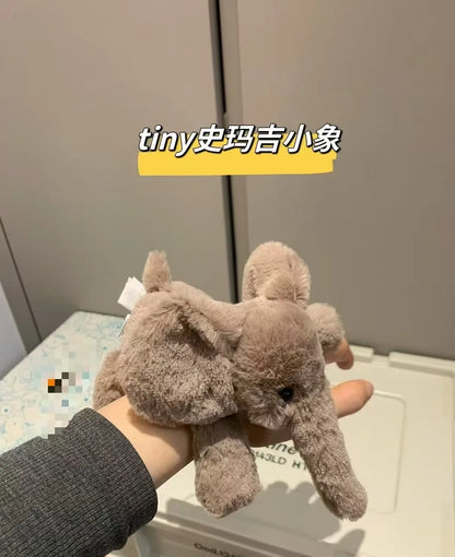 13cm Plush Mini Doll Set — Smaug Series Cat, Elephant, Rabbit, Monkey, Bear, Fox, Hippo & Dog Toys, Cute Birthday Gifts