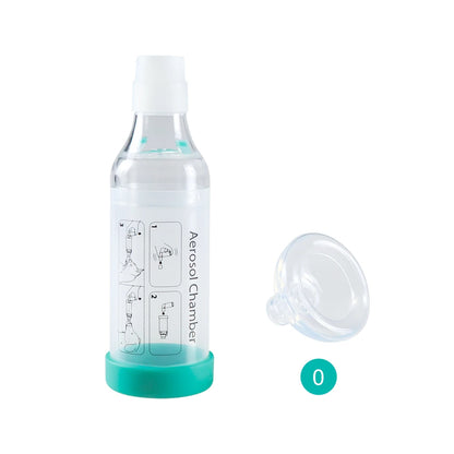 Cat & Dog Aerosol Chamber Inhaler — Portable Pet Spacer with Breathing Indicator Silicone Mask for Veterinary Use