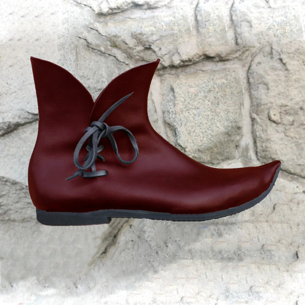 Vintage Medieval Pointed PU Leather Boots - Renaissance Knight Hunter Prince Pirate Cosplay Shoes
