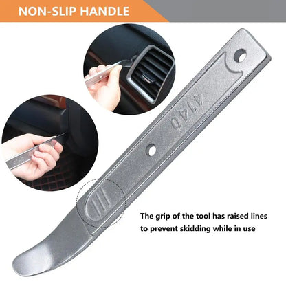 4140 Metal Pry Tool – Automotive Trim Removal Bar for Interior & Exterior Panels
