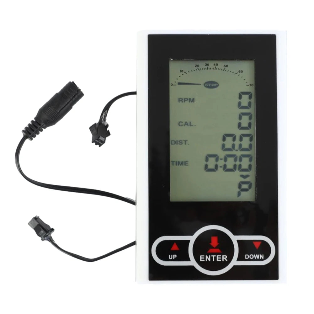 Exercise Bike Monitor Speedometer – Stationary Bike Elliptical Trainer Display, Computer Display Counters & Speed Parts