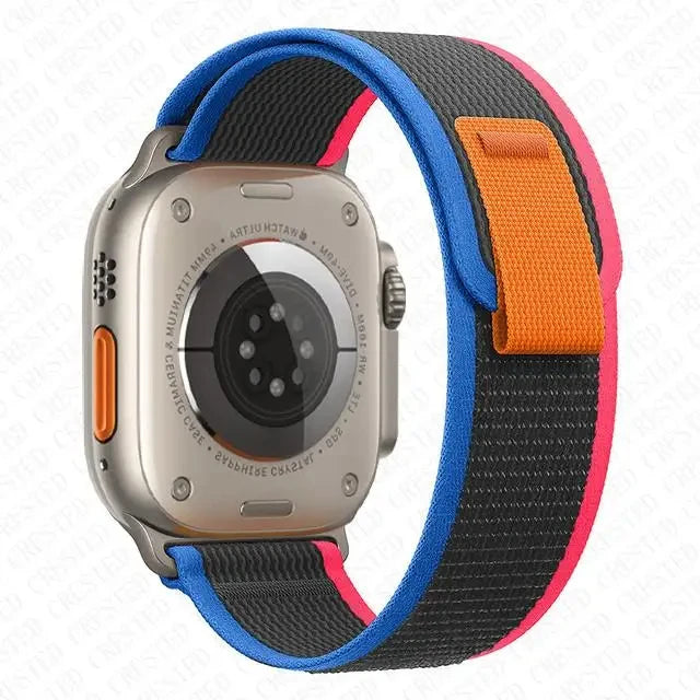 Trail Loop Strap for Apple Watch – Adjustable Band for 49mm 45mm 44mm 42mm 41mm 40mm, Compatible with Series 9 8 7 6 SE 5 4 3